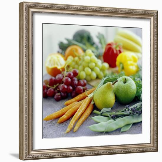 Fruits And Vegetables-David Munns-Framed Premium Photographic Print