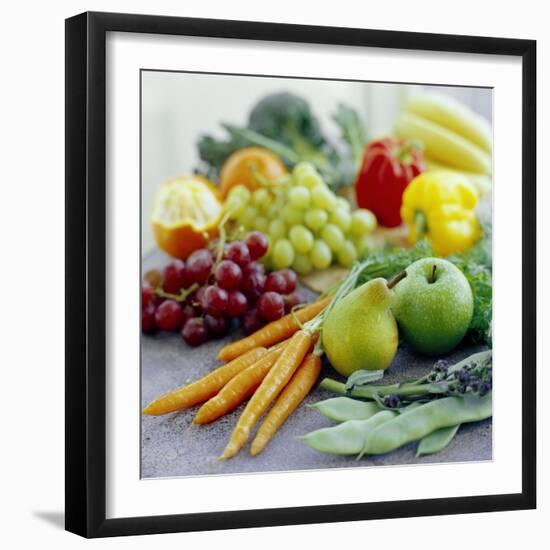 Fruits And Vegetables-David Munns-Framed Premium Photographic Print