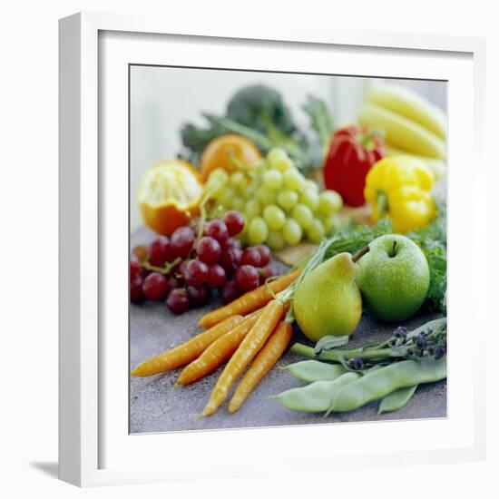 Fruits And Vegetables-David Munns-Framed Premium Photographic Print