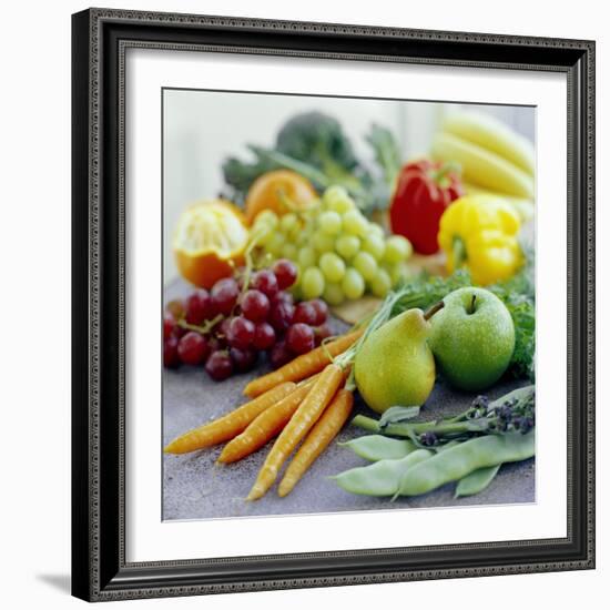 Fruits And Vegetables-David Munns-Framed Premium Photographic Print