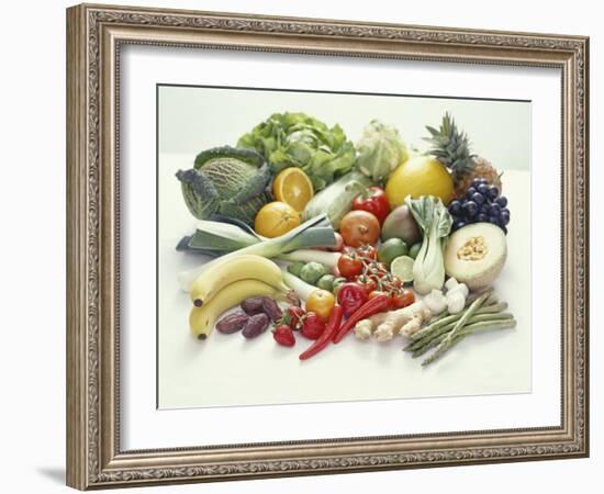 Fruits And Vegetables-David Munns-Framed Photographic Print