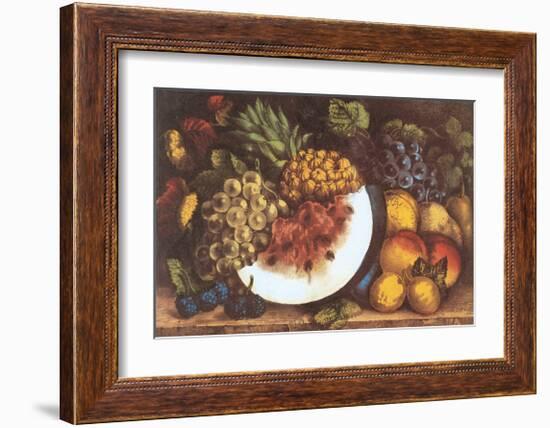 Fruits Autumn Varieties-Currier & Ives-Framed Art Print