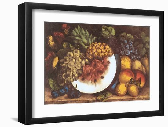 Fruits Autumn Varieties-Currier & Ives-Framed Art Print