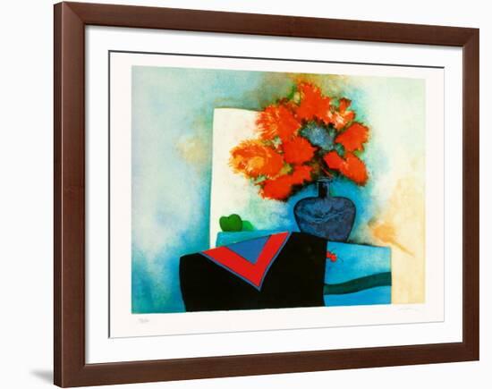 Fruits aux Tokyas Rouges-Claude Gaveau-Framed Limited Edition