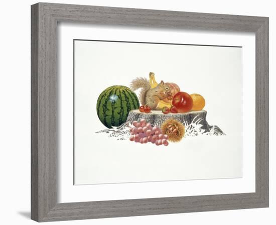 Fruits Fiesta-Joh Naito-Framed Giclee Print