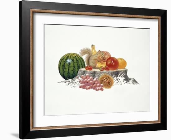 Fruits Fiesta-Joh Naito-Framed Giclee Print