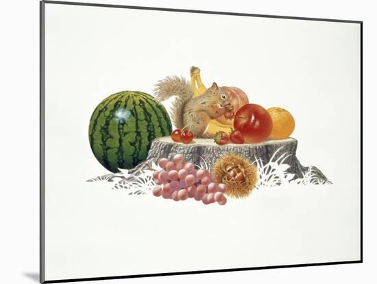 Fruits Fiesta-Joh Naito-Mounted Giclee Print