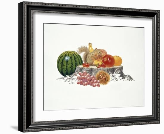 Fruits Fiesta-Joh Naito-Framed Giclee Print