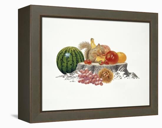 Fruits Fiesta-Joh Naito-Framed Premier Image Canvas