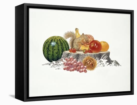 Fruits Fiesta-Joh Naito-Framed Premier Image Canvas