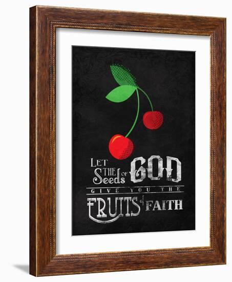 Fruits Of Faith-Jace Grey-Framed Art Print