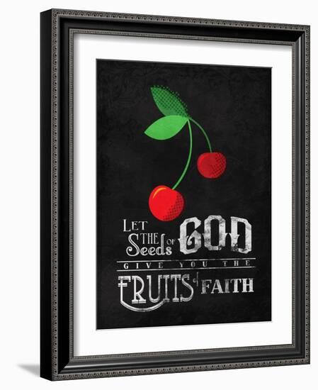 Fruits Of Faith-Jace Grey-Framed Art Print