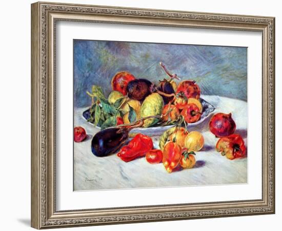 Fruits of the Midi, 1850-Pierre Auguste Renoir-Framed Giclee Print