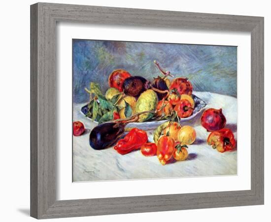 Fruits of the Midi, 1850-Pierre Auguste Renoir-Framed Giclee Print