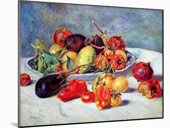 Fruits of the Midi, 1850-Pierre Auguste Renoir-Mounted Giclee Print