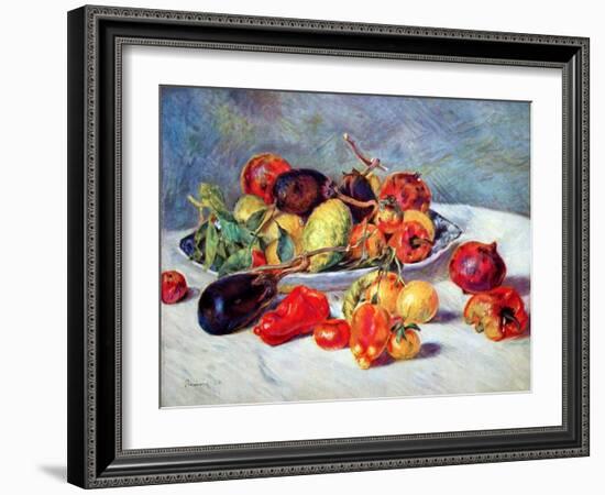 Fruits of the Midi, 1850-Pierre Auguste Renoir-Framed Giclee Print