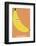 Fruity Friends - Banana-Clara Wells-Framed Giclee Print