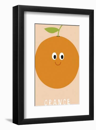 Fruity Friends - Orange-Clara Wells-Framed Giclee Print