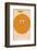 Fruity Friends - Orange-Clara Wells-Framed Giclee Print