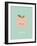 Fruity Friends - Peach-Clara Wells-Framed Giclee Print