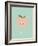 Fruity Friends - Peach-Clara Wells-Framed Giclee Print