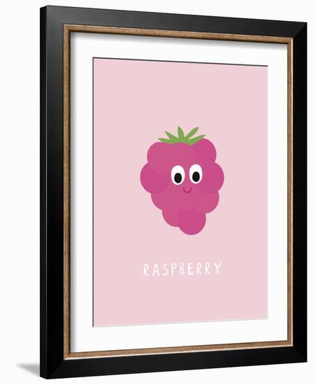 Fruity Friends - Raspberry-Clara Wells-Framed Giclee Print