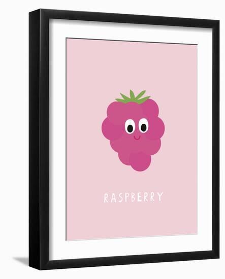 Fruity Friends - Raspberry-Clara Wells-Framed Giclee Print