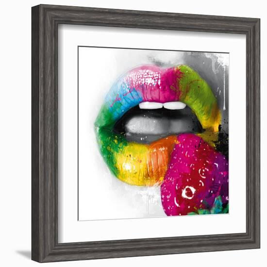 Fruity Kiss II-Patrice Murciano-Framed Art Print