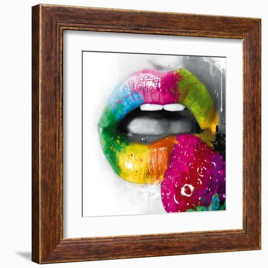 Fruity Kiss II-Patrice Murciano-Framed Art Print