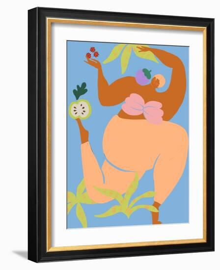 Fruity Run-Arty Guava-Framed Giclee Print