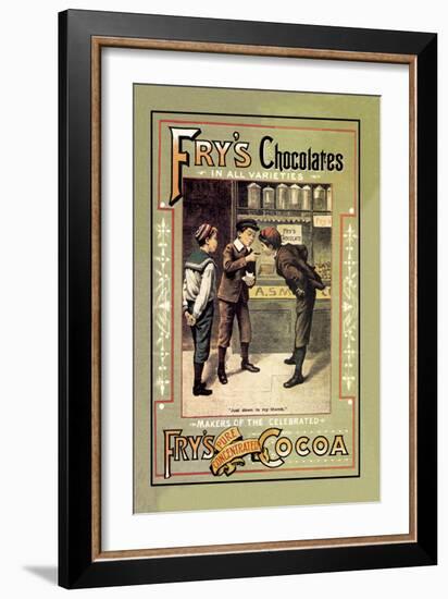 Fry's Chocolates-null-Framed Art Print