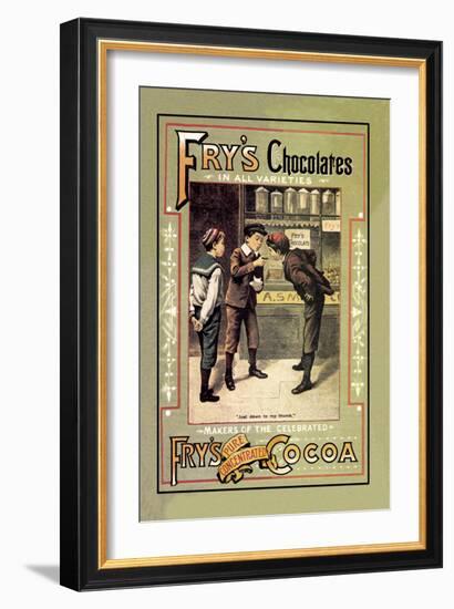 Fry's Chocolates-null-Framed Art Print