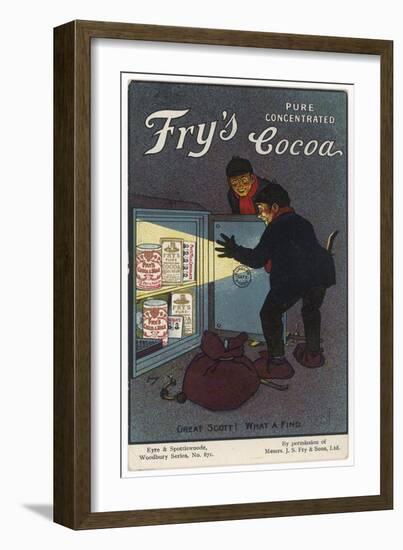 Fry's Cocoa Advert-null-Framed Art Print