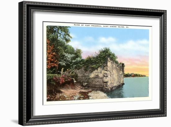 Ft. Frederica, St. Simons Island, Georgia-null-Framed Art Print