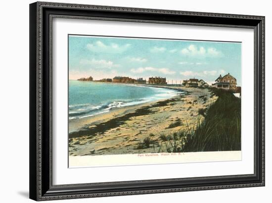 Ft. Mansfield, Watch Hill, Rhode Island-null-Framed Art Print