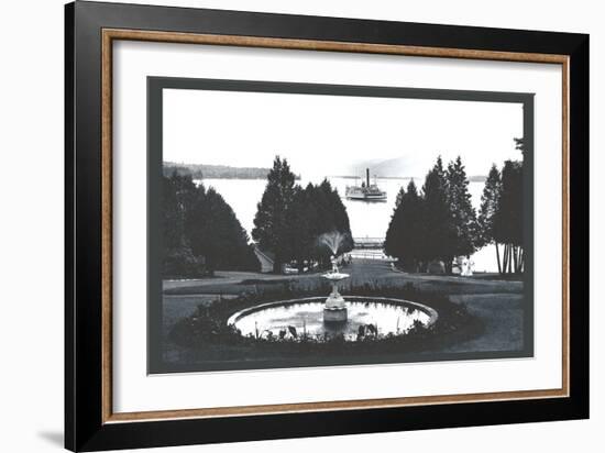 Ft. William Henry Hotel, Lake George, New York-William Henry Jackson-Framed Art Print