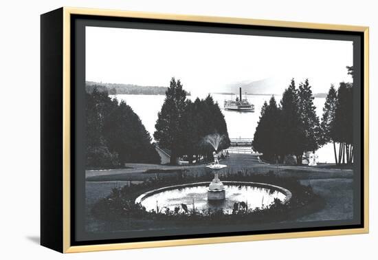 Ft. William Henry Hotel, Lake George, New York-William Henry Jackson-Framed Stretched Canvas