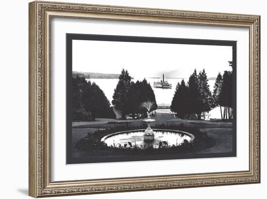 Ft. William Henry Hotel, Lake George, New York-William Henry Jackson-Framed Art Print