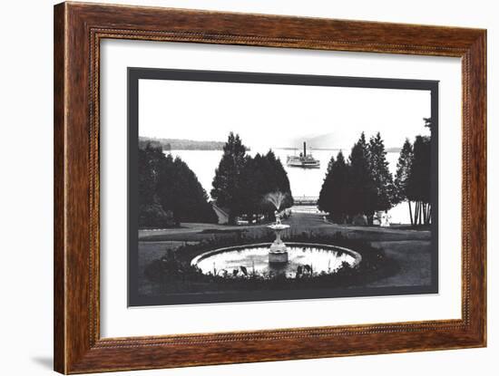 Ft. William Henry Hotel, Lake George, New York-William Henry Jackson-Framed Art Print