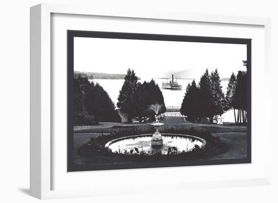 Ft. William Henry Hotel, Lake George, New York-William Henry Jackson-Framed Art Print