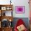 Fuchia-Pink Dahlia-Cora Niele-Framed Giclee Print displayed on a wall