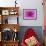 Fuchia-Pink Dahlia-Cora Niele-Framed Giclee Print displayed on a wall