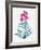 Fuchsia and Indigo Orchid Bloom-Cat Coquillette-Framed Giclee Print