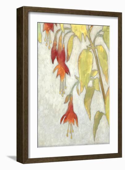 Fuchsia Blooms II-Megan Meagher-Framed Art Print