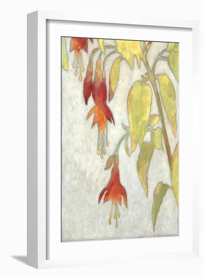 Fuchsia Blooms II-Megan Meagher-Framed Art Print