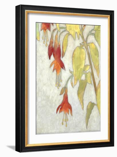 Fuchsia Blooms II-Megan Meagher-Framed Art Print