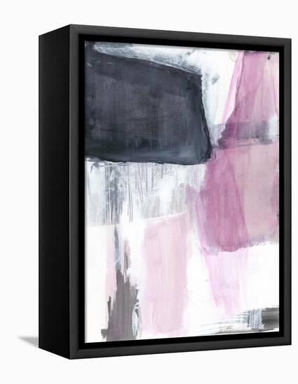 Fuchsia Divide II-Jennifer Goldberger-Framed Stretched Canvas