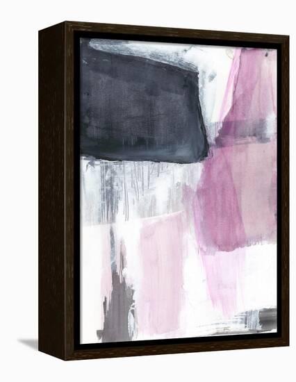 Fuchsia Divide II-Jennifer Goldberger-Framed Stretched Canvas