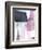 Fuchsia Divide II-Jennifer Goldberger-Framed Premium Giclee Print