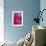 Fuchsia Peonies II-Karyn Millet-Framed Photo displayed on a wall